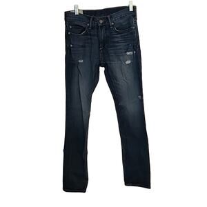 Abercrombie & Fitch Skinny Jeans, 28x30, Dark Wash Distressed